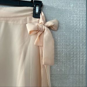 Apricot Sheer Cover Up Sarong Wrap Skirt